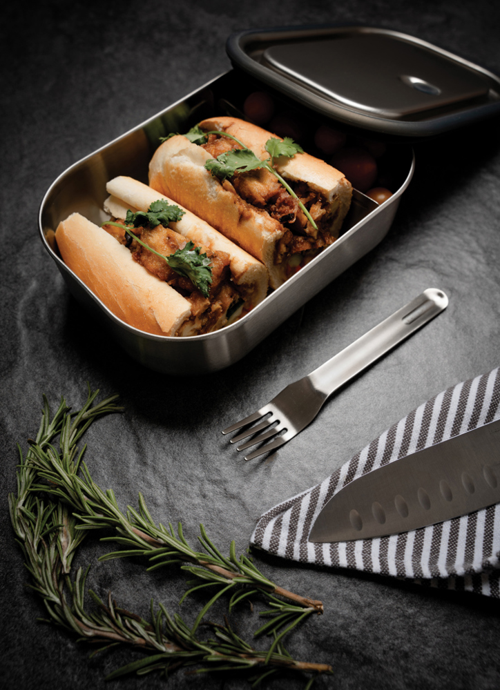 Boîte à lunch Large en acier inoxydable Black+Blum