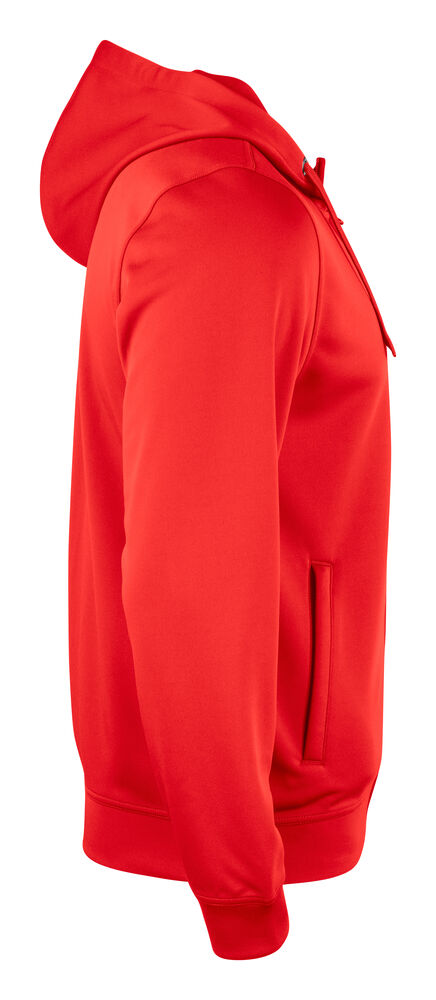 Clique - Basic Active Hoody Full Zip Rouge L