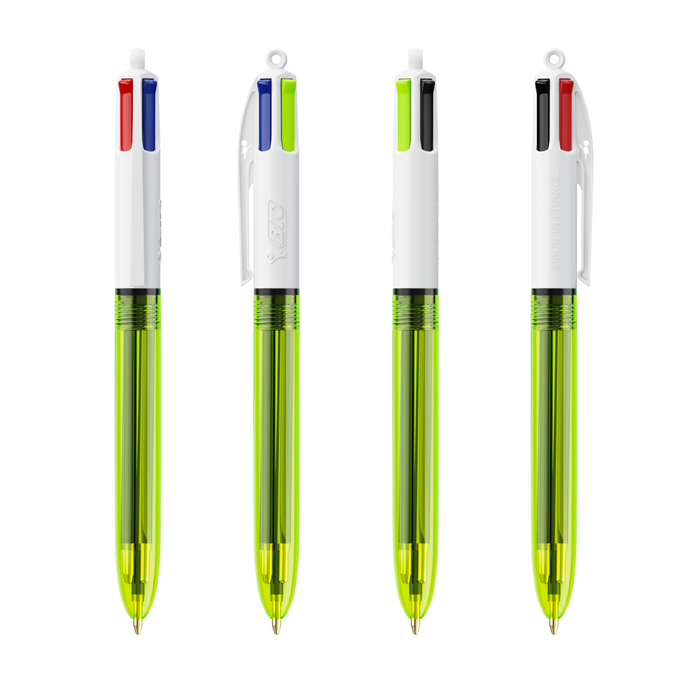 BIC® 4 Couleurs Fluo Bille