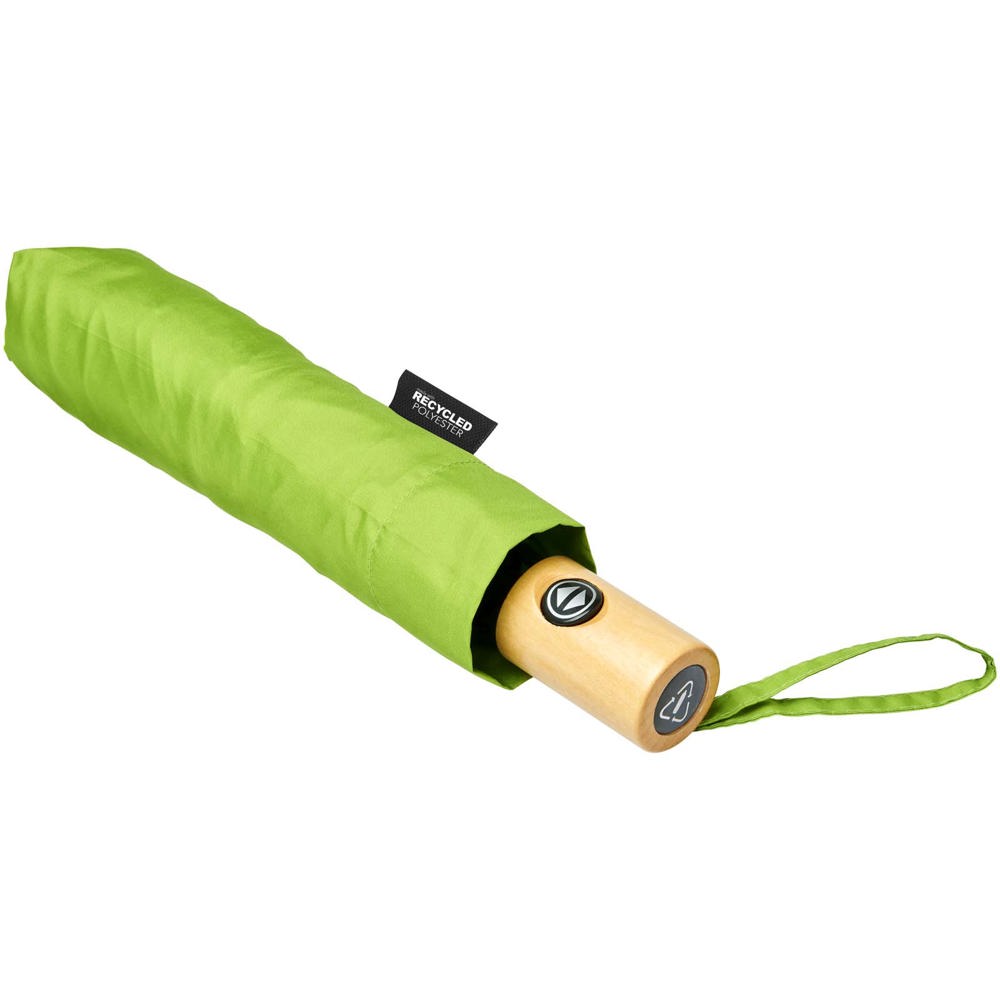 Bo 21” opvouwbare automatische gerecyclede PET paraplu