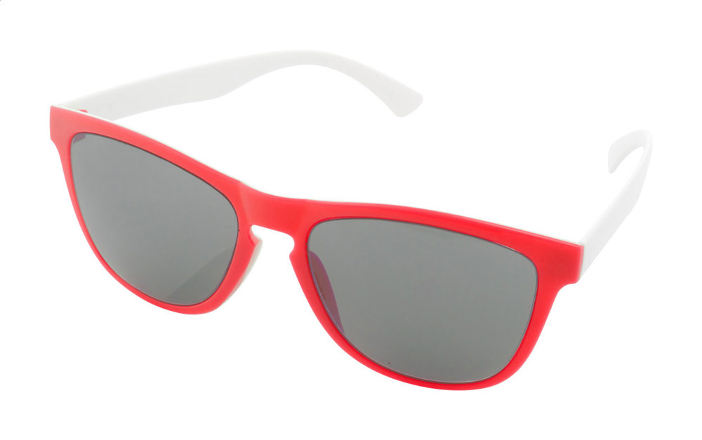 CreaSun - personaliseerbare zonnebril - Rood/Wit
