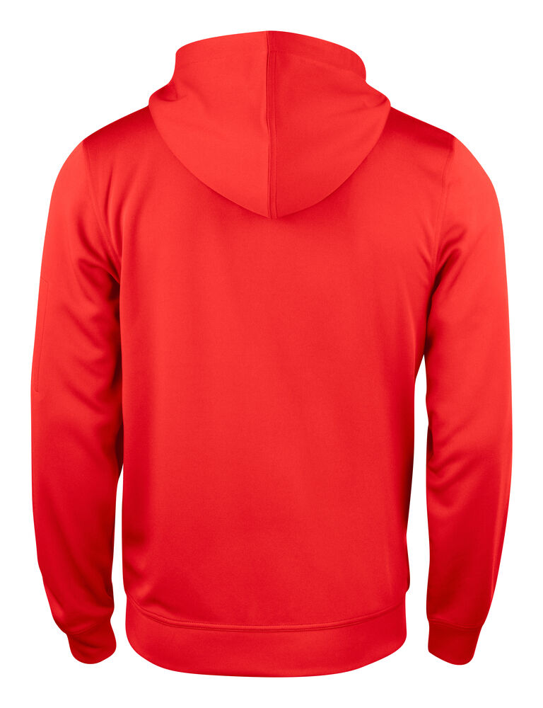 Clique - Basic Active Hoody Full Zip Rouge L