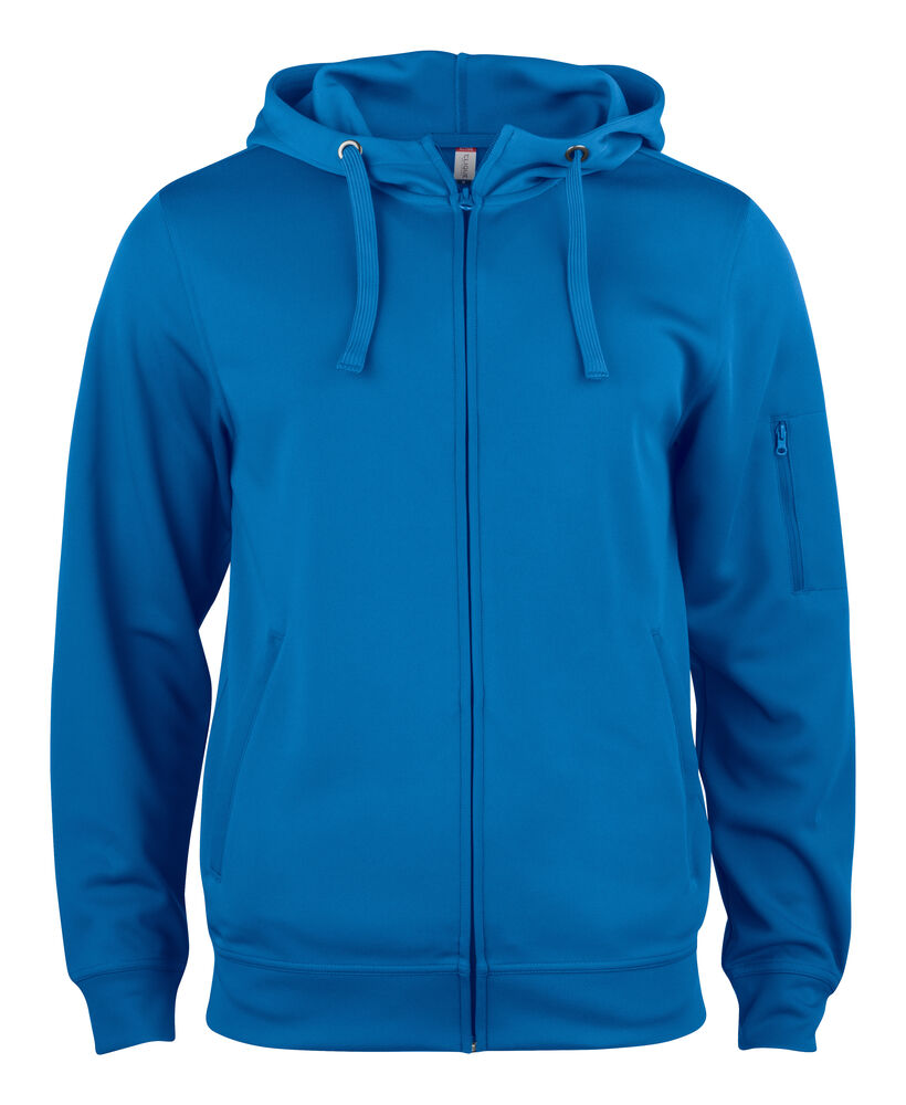 Clique - Basic Active Hoody Full Zip - Bleuroyal