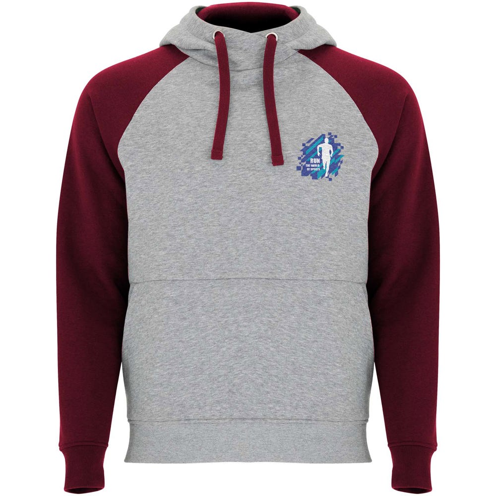 Badet unisex tweekleurige hoodie