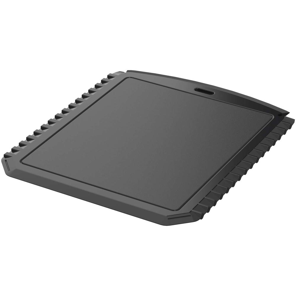Grattoir à glace Thrym rectangulaire et en plastique recyclé - Noir