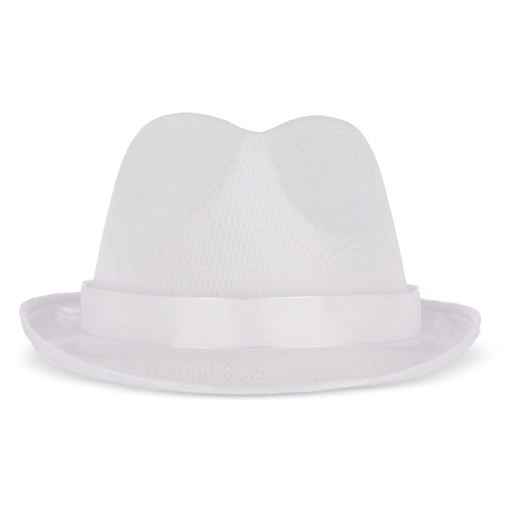 Chapeau en polyester avec bande