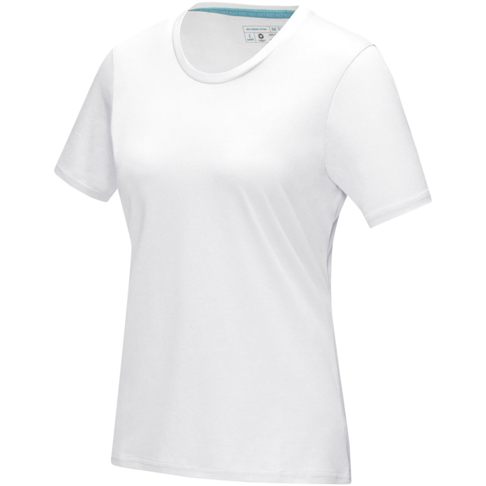 Azurite dames T-shirt met korte mouwen biologisch textiel - wit