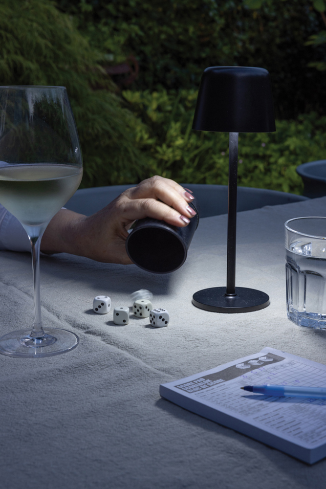 Lampe de table rechargeable par USB en plastique RCS Zenic