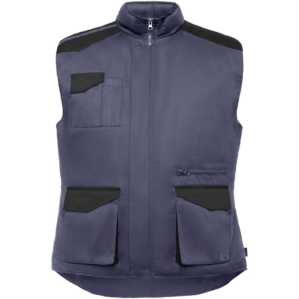 Armada werkvest met meerdere zakken - Lood, Zwart