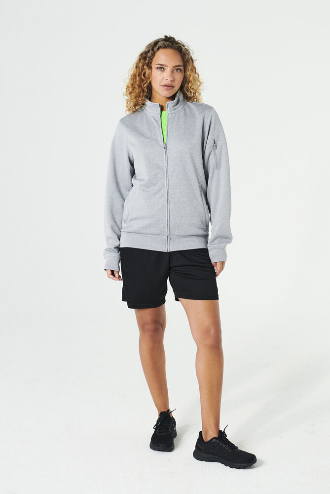 Clique - Basic Active Cardigan Grismélange 3XL