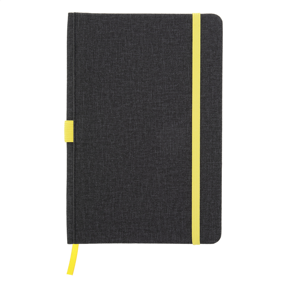 Andesite - notitieboek - geel/donker grijs