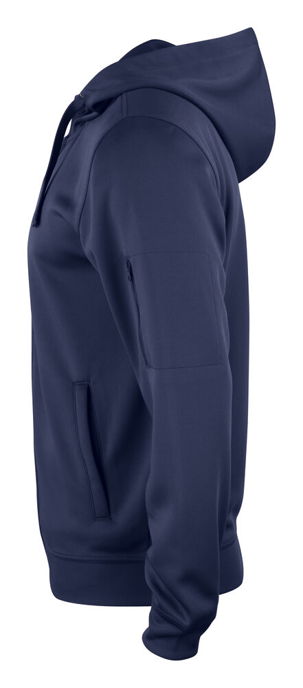 Clique - Basic Active Hoody Full Zip Bleufoncé XL