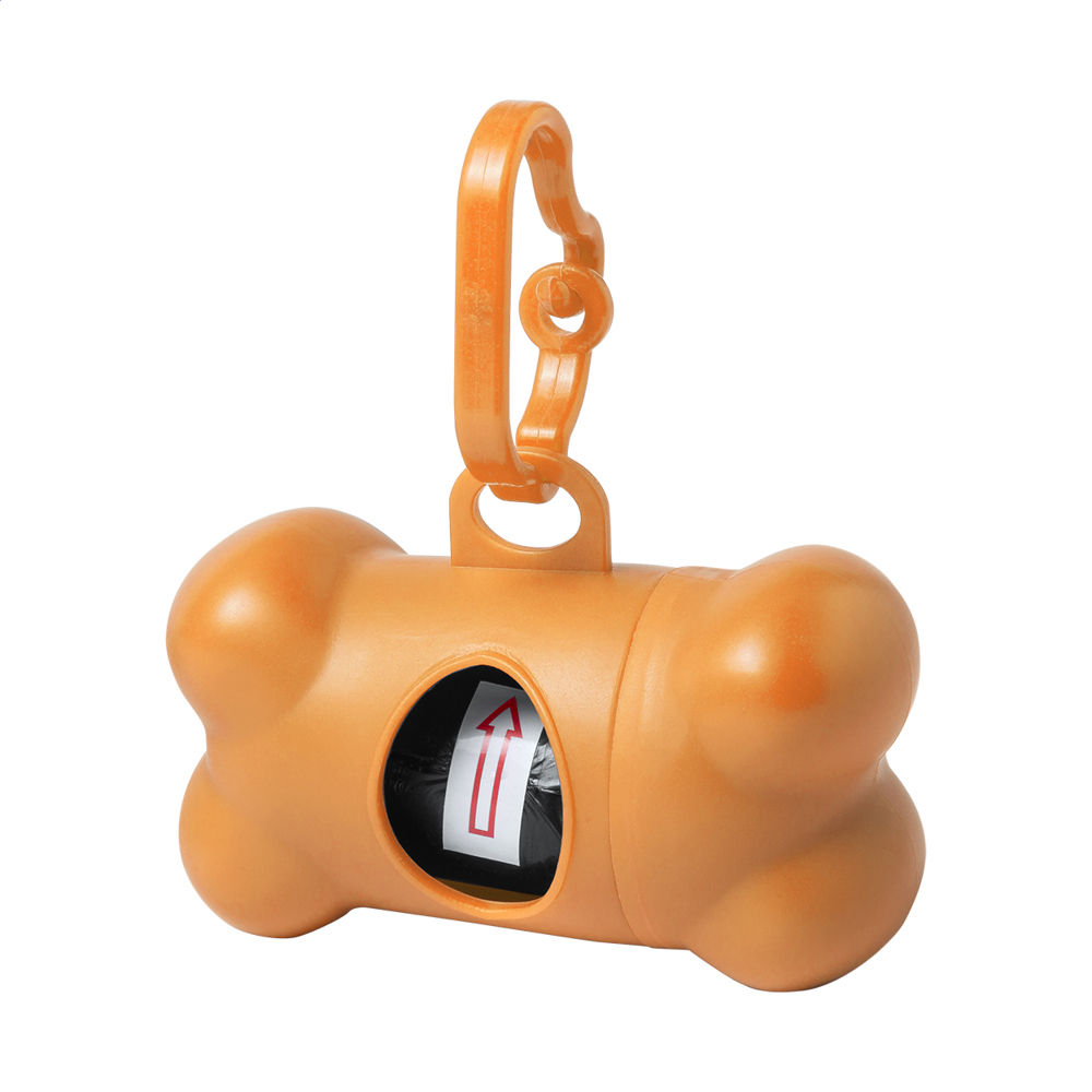 Pobba - dispenser voor poepzakjes - Oranje
