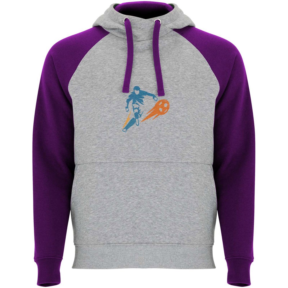 Badet tweekleurige kinderhoodie