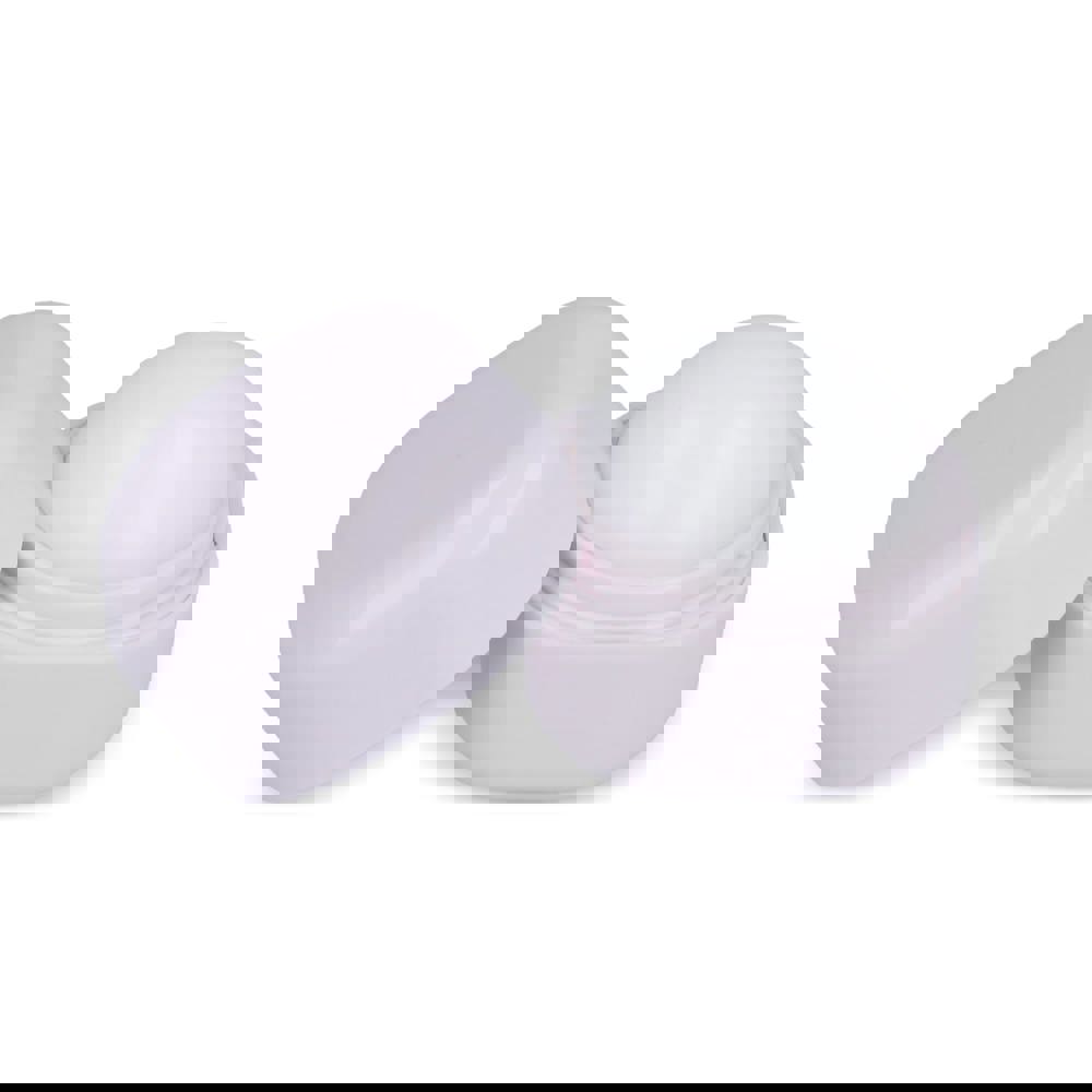 Kubieke lippenbalsem gerecycled ABS - wit