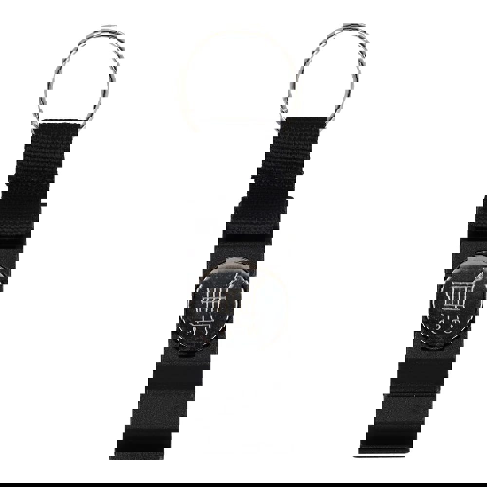 3-in-1 flesopener sleutelhanger - zwart