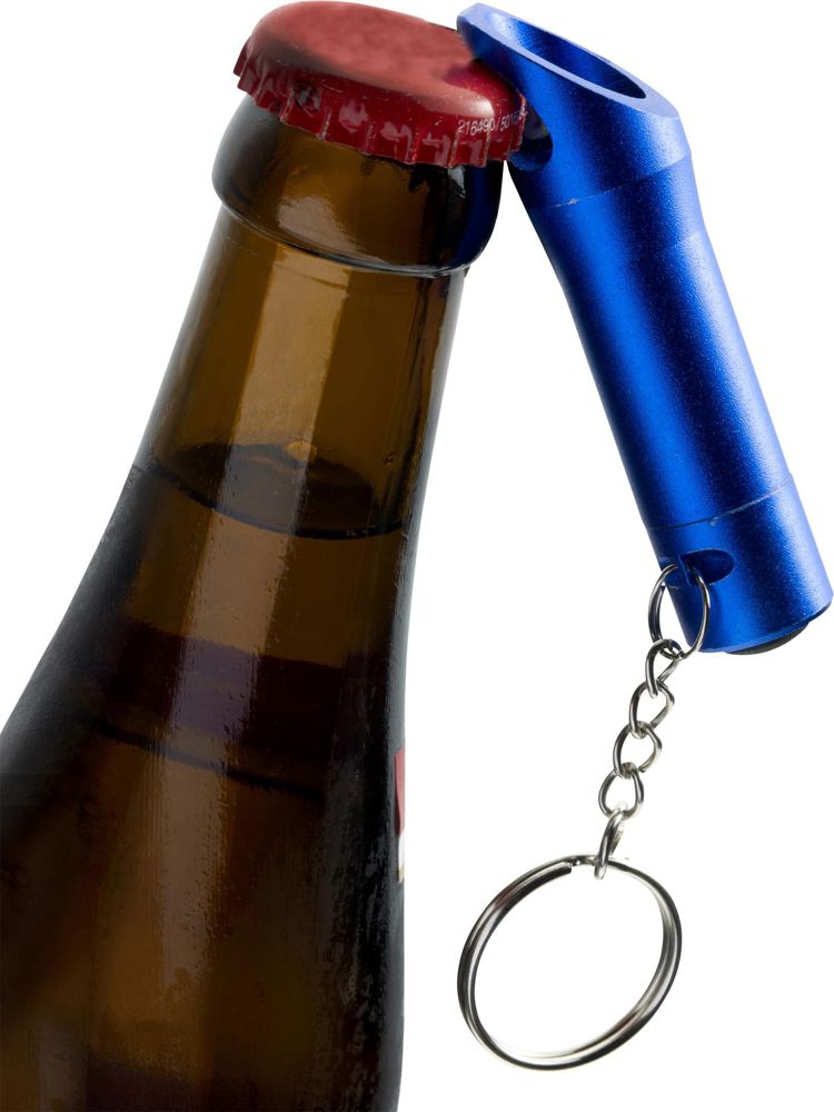 Aluminium 2-in-1 sleutelhanger Carla