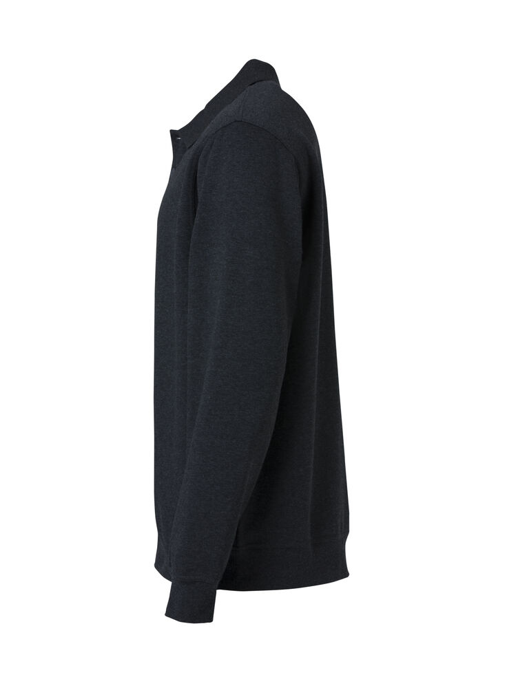 Clique - Basic Polo Sweater Grisanthracitemélange 3XL