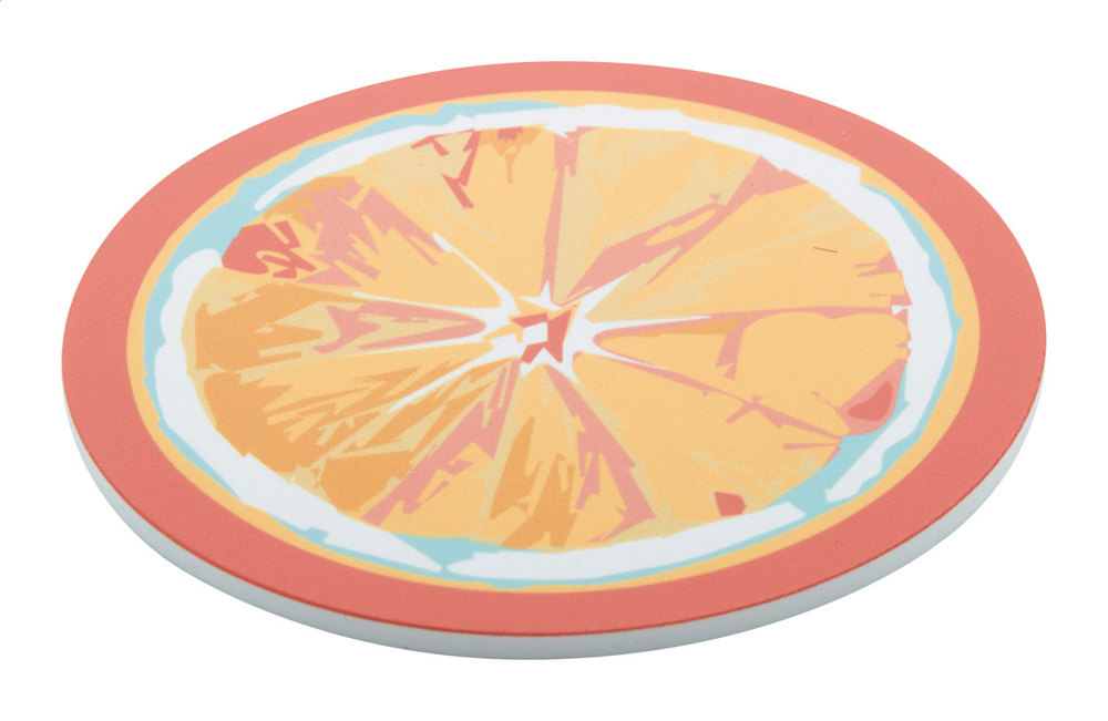 CreaCoast - vierkant onderzetter - wit (model B)