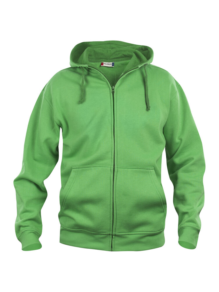 Clique - Basic Hoody Full Zip - Vertpomme