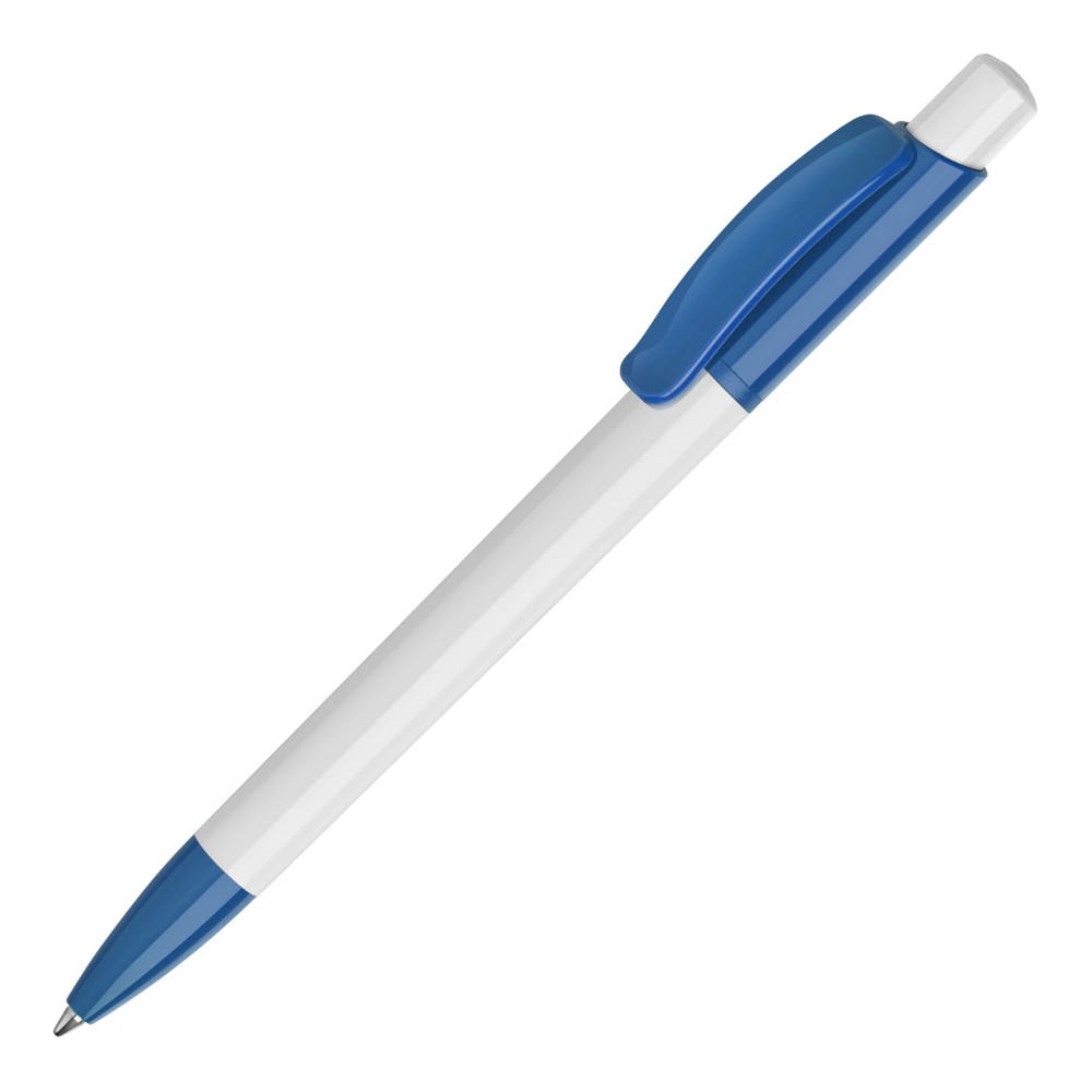 Balpen Kamal hardcolour - Wit / Blauw