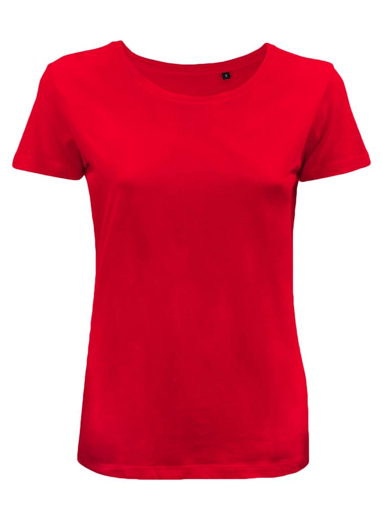 BS Moon t-shirt femme, 150 gr/m² - Rouge