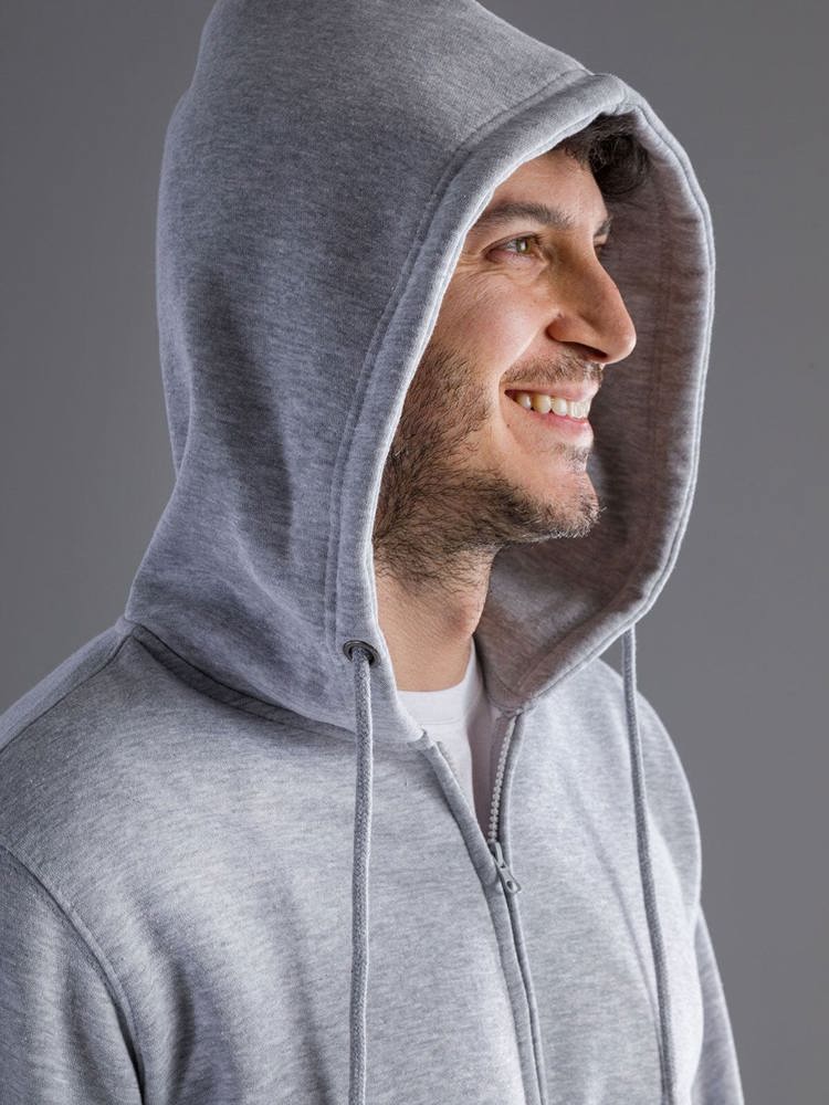 BS Vega sweat à capuche full zip, 280 gr/m²