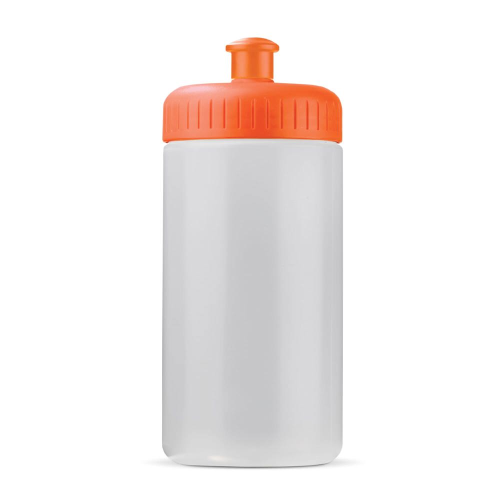 Bidon de sport Bio based 500ml basic - Transparent / Orange