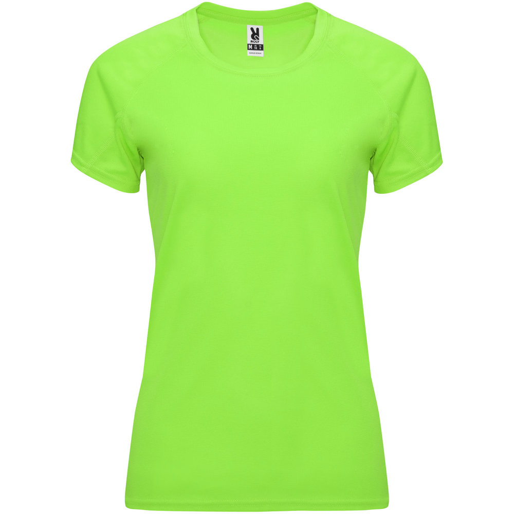 Bahrain sportshirt met korte mouwen voor dames - Fluor groen