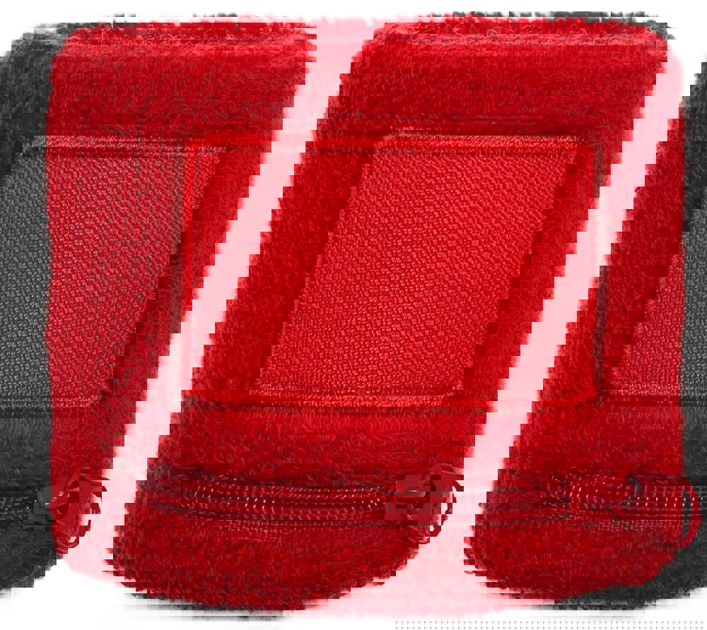 Bracelet avec étiquette et pochette zippée - Rouge (PMS 199c) / Rouge