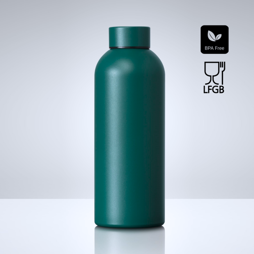 Active Set: thermische waterfles 500 ml & automatische paraplu