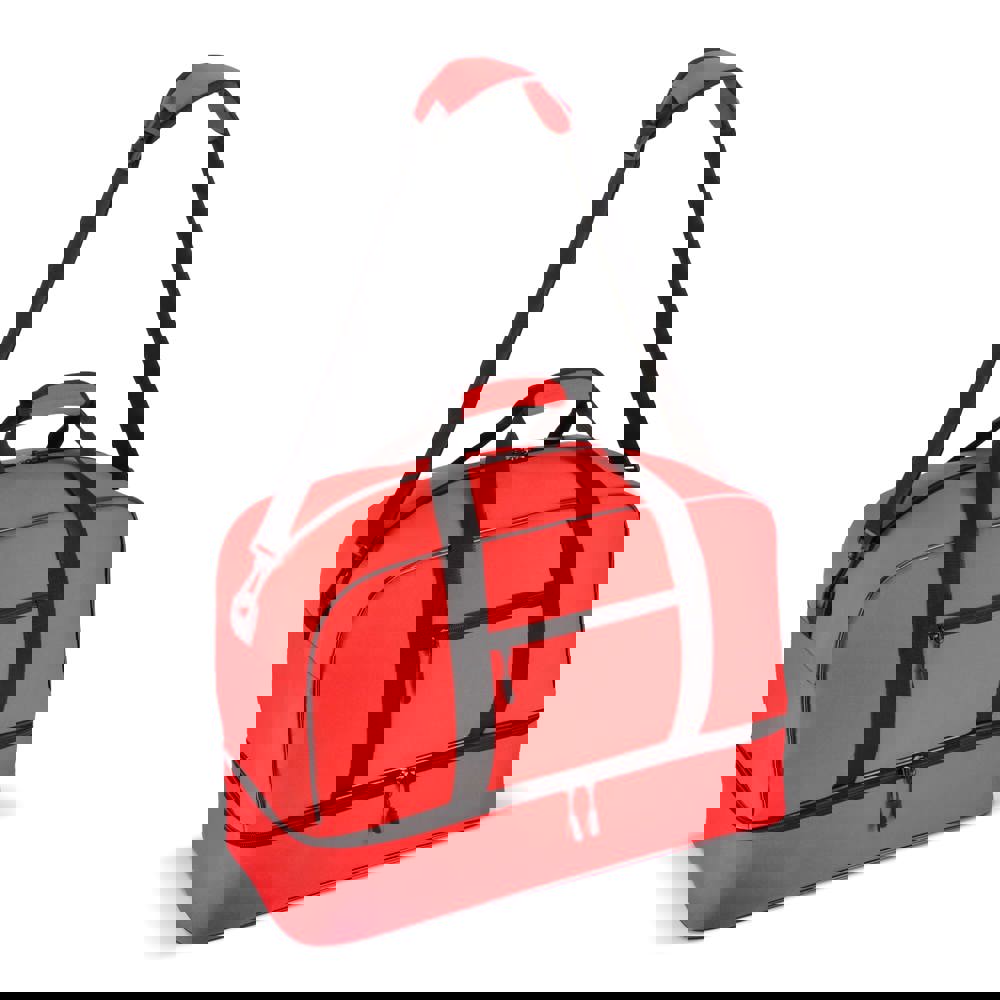 600D gerecycled PET sport- en reistas 55.5 x 25 x 36 cm 50 L - rood