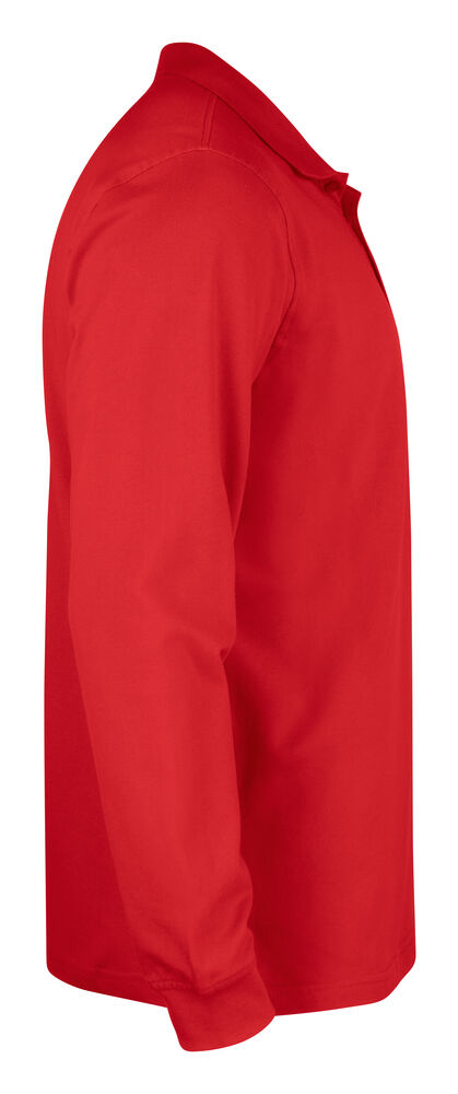 Clique - Basic Polo L/S Junior Rouge 100